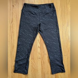 Kyodan Black Capri Cropped Legging - Sz S